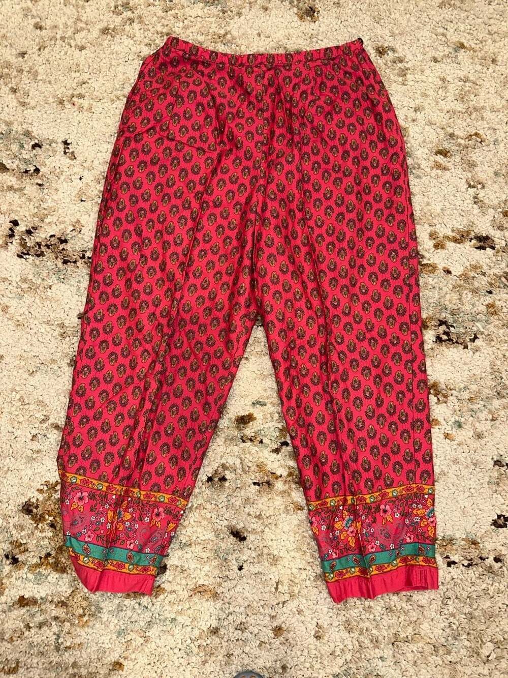 Matisse Paisley Floral Bohemian Crop Pants